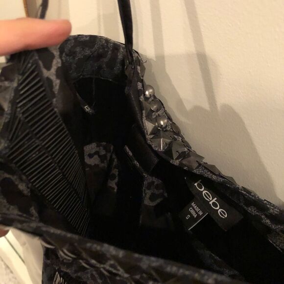 Cheetah print multi shoulder chiffon dress - Picture 9 of 13